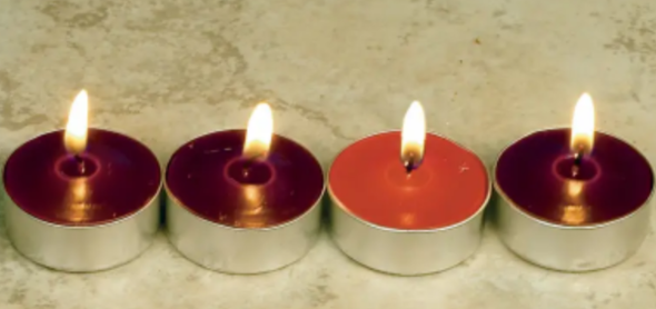 Advent Tea Lights - Set of 4