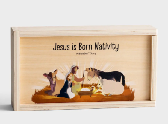 Jesus Is Born - Biblebox Nativity Set