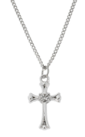 Crystal Stone Cross Necklace
