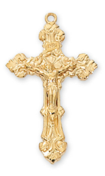 Gold Over Sterling Crucifix