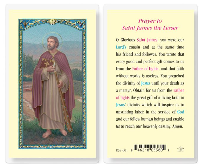 St. James the Lesser Prayer Card