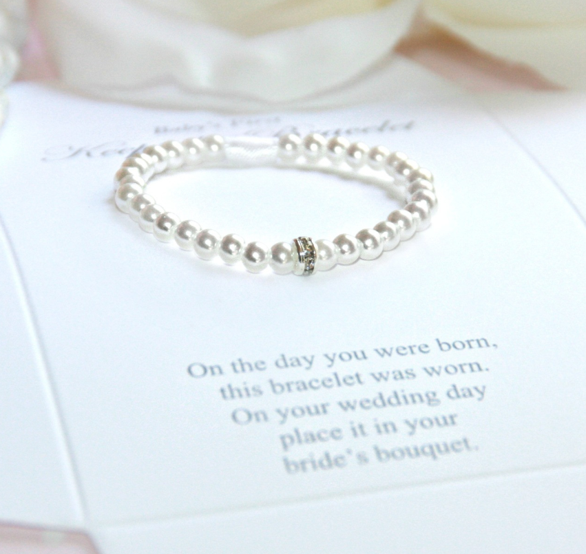 First Bracelet/Bride Keepsake Infant Bracelet