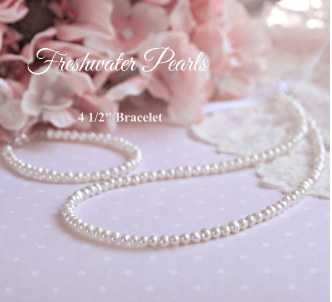 4 1/2" Infant Freshwater Pearls Bracelet