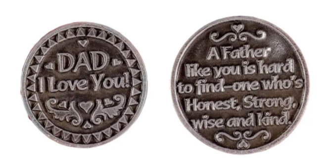 Pewter Pocket Token - Dad