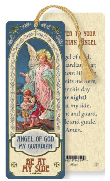 Guardian Angel Laminated Bookmark with Tassel