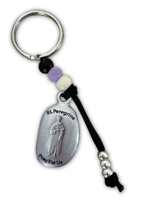 Soothing Saints Key Rings - St. Peregrine