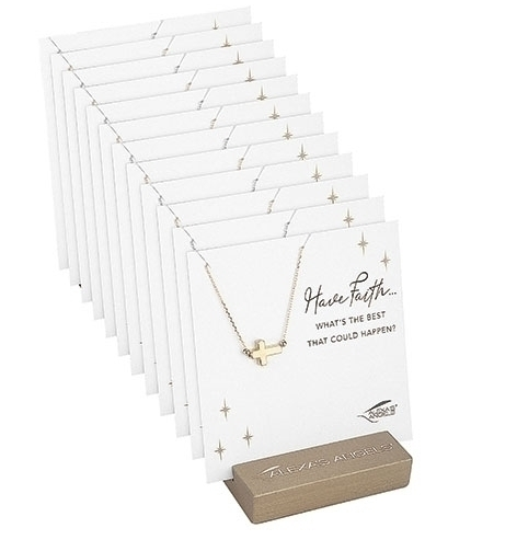 Gold & Silver Cross Necklace