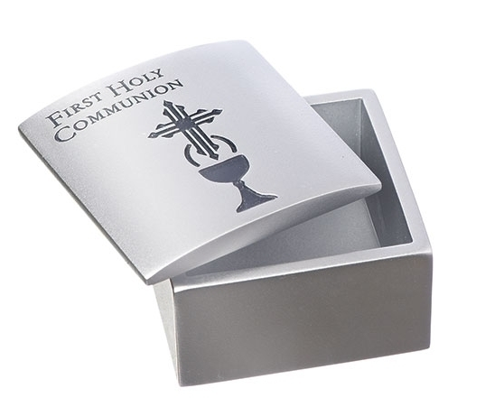 First Communion Silver Box