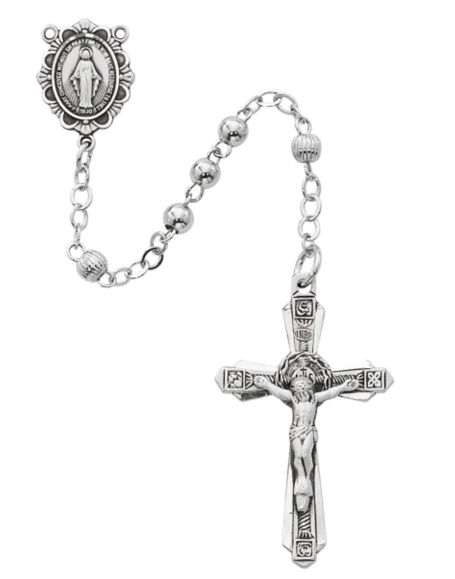 4mm All Sterling Rosary