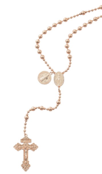 Copper Plated St. Benedict Rosary