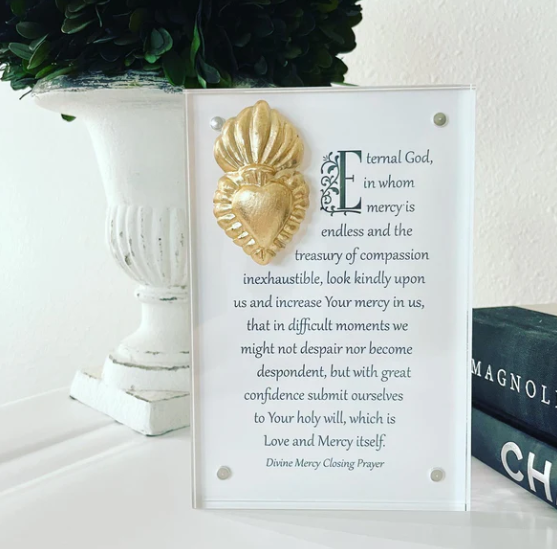Prayer Plaque - Divine Mercy