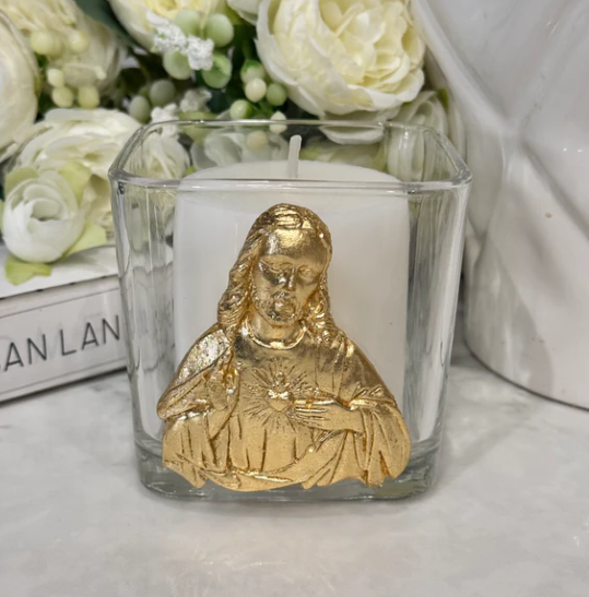 Candle Holder Jesus