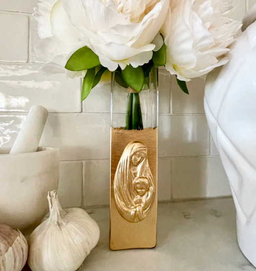 Bud Vase Madonna & Child