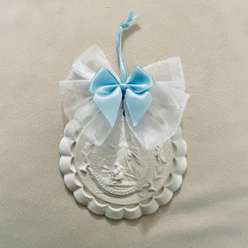 Nursery Medallion Blue Ribbon