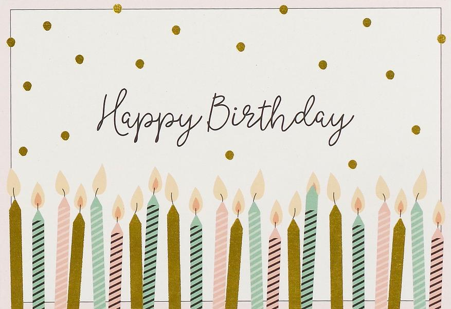Happy Birthday Note Cards - 14 Cards & Envelopes