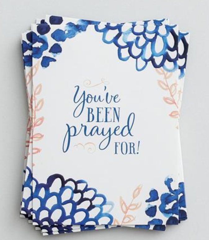 You've Been Prayed For - 10 Premium Note Cards