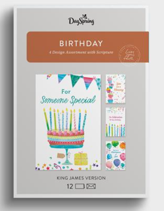 Birthday - A Masterpiece of God - 12 Boxed Cards and Envelopes, KJV