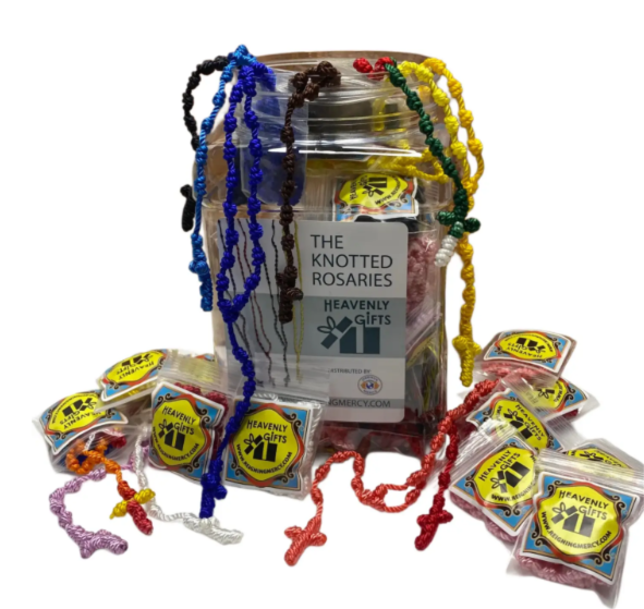 Knotted Rosary, Assorted Colors