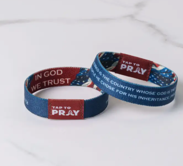 Tap To Pray™ Wristbands - Patriot