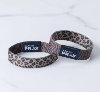 Tap To Pray™ Wristbands - Safari Leopard