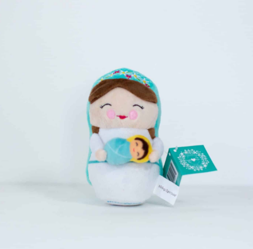 Mini Mother Mary Shining Light Plush Doll