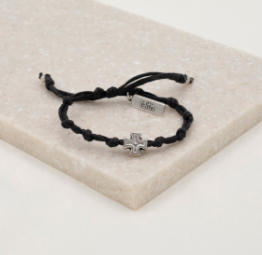 Surrender Prayer Bracelet - Black / Silver