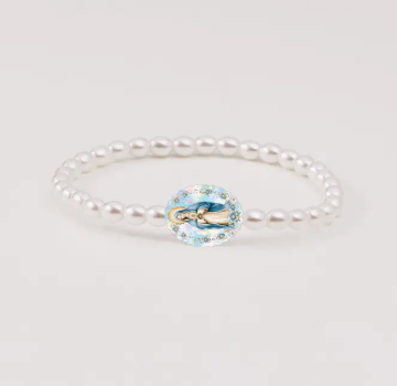 Holy Water Miraculous Bracelet - Crystal Pearl