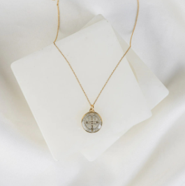 Jubilee Medal of St. Benedict Necklace - Gray