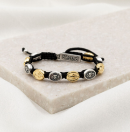 Miraculous Mary Blessing Bracelet - Black/Mixed