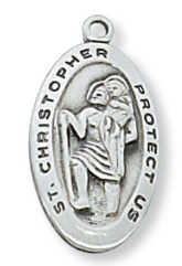 Sterling St. Christopher Medal