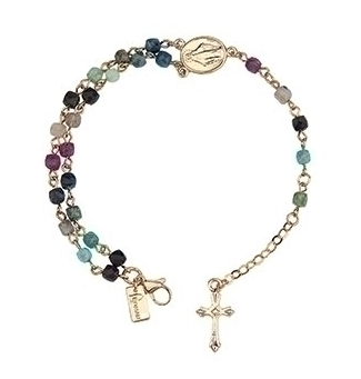 Multicolor Rosary Bracelet