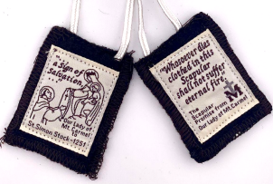 Brown Wool Scapular