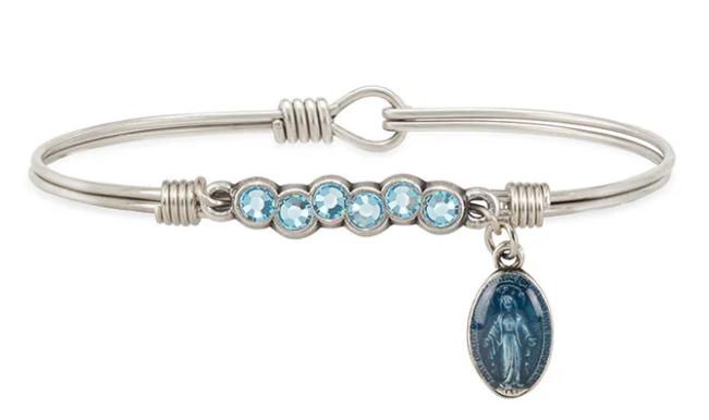 Mother Mary Starlight Bangle Bracelet