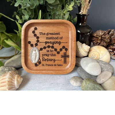 Pray the Rosary Trinket Dish