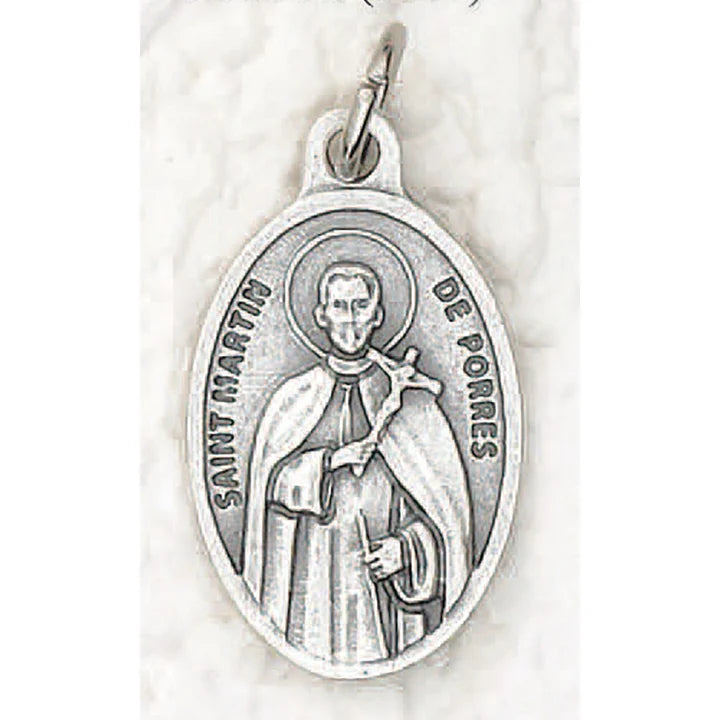 Saint Martin De Porres - 1 inch Pray for Us Medal
