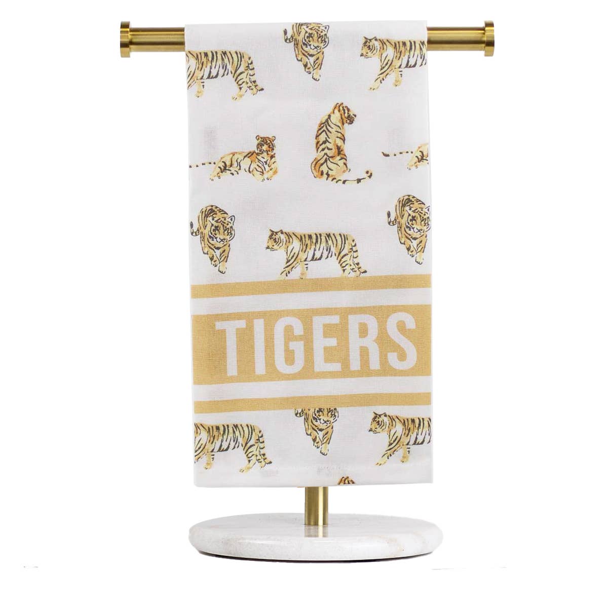 Forever Tiger Hand Towel White/Multi 20x28