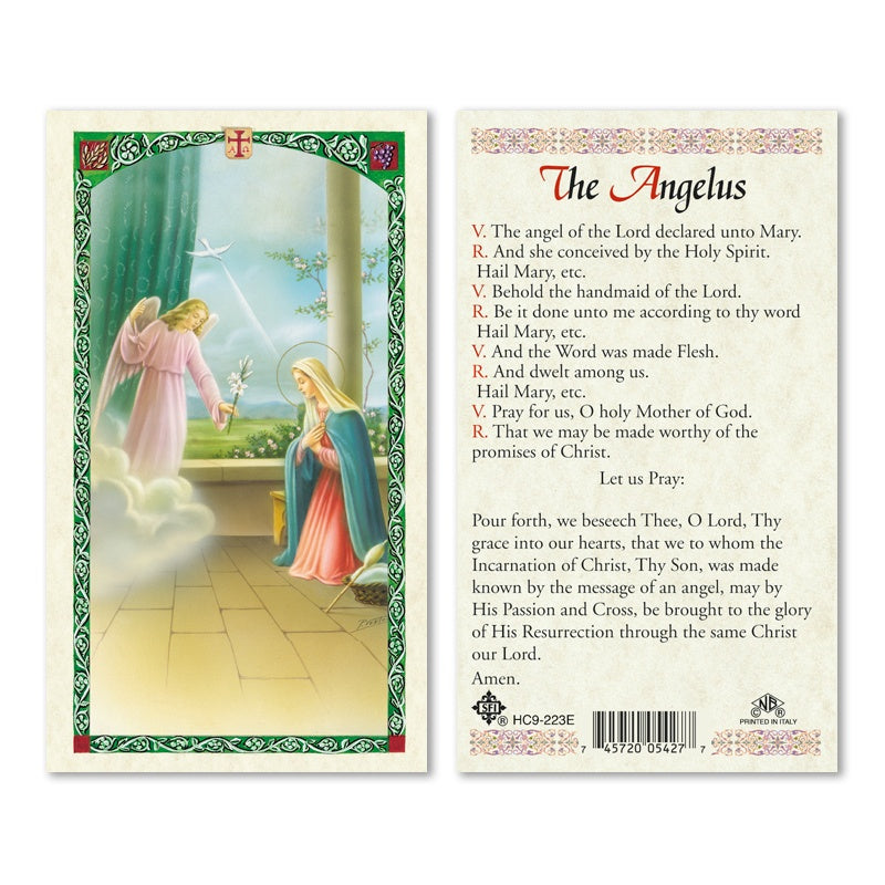 St. Gabriel - The Angelus Prayer Card