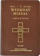 St. Joseph Weekday Missal (Vol. I / Advent to Pentecost)