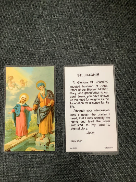 St. Joachim Prayer Card