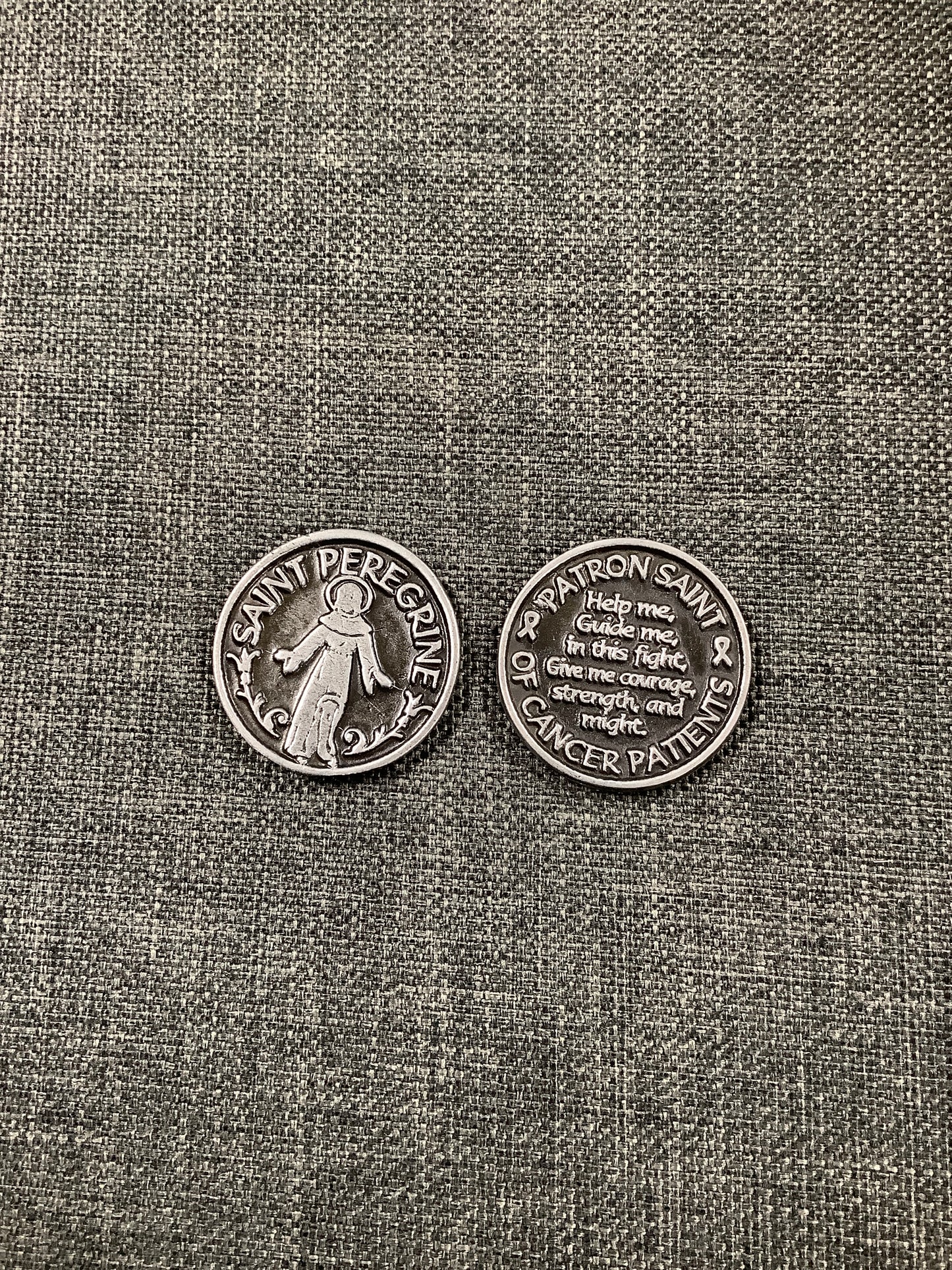 Pewter Pocket Token - St. Peregrine