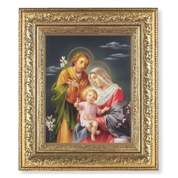 Ornate Gold Leaf Frames 8X10 - Holy Family