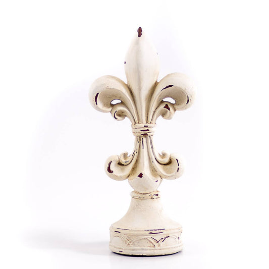 Bastia Fleur de Lis   Antique White