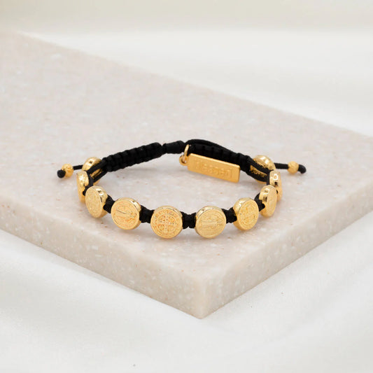 Benedictine Blessing Bracelet - Gold Medals
