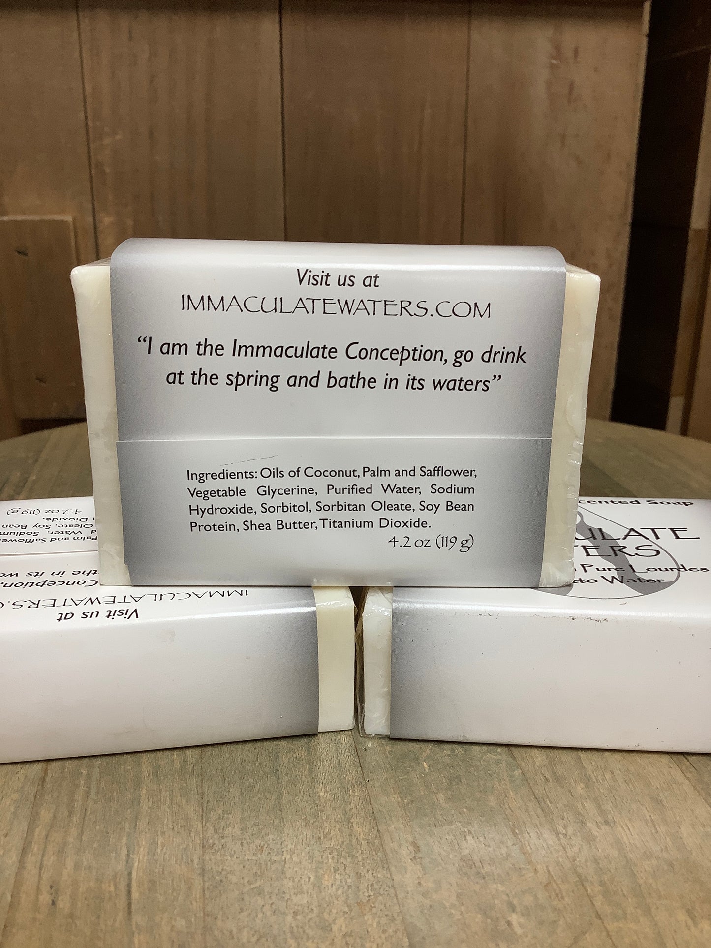 Immaculate Waters Unscented Bar Soap