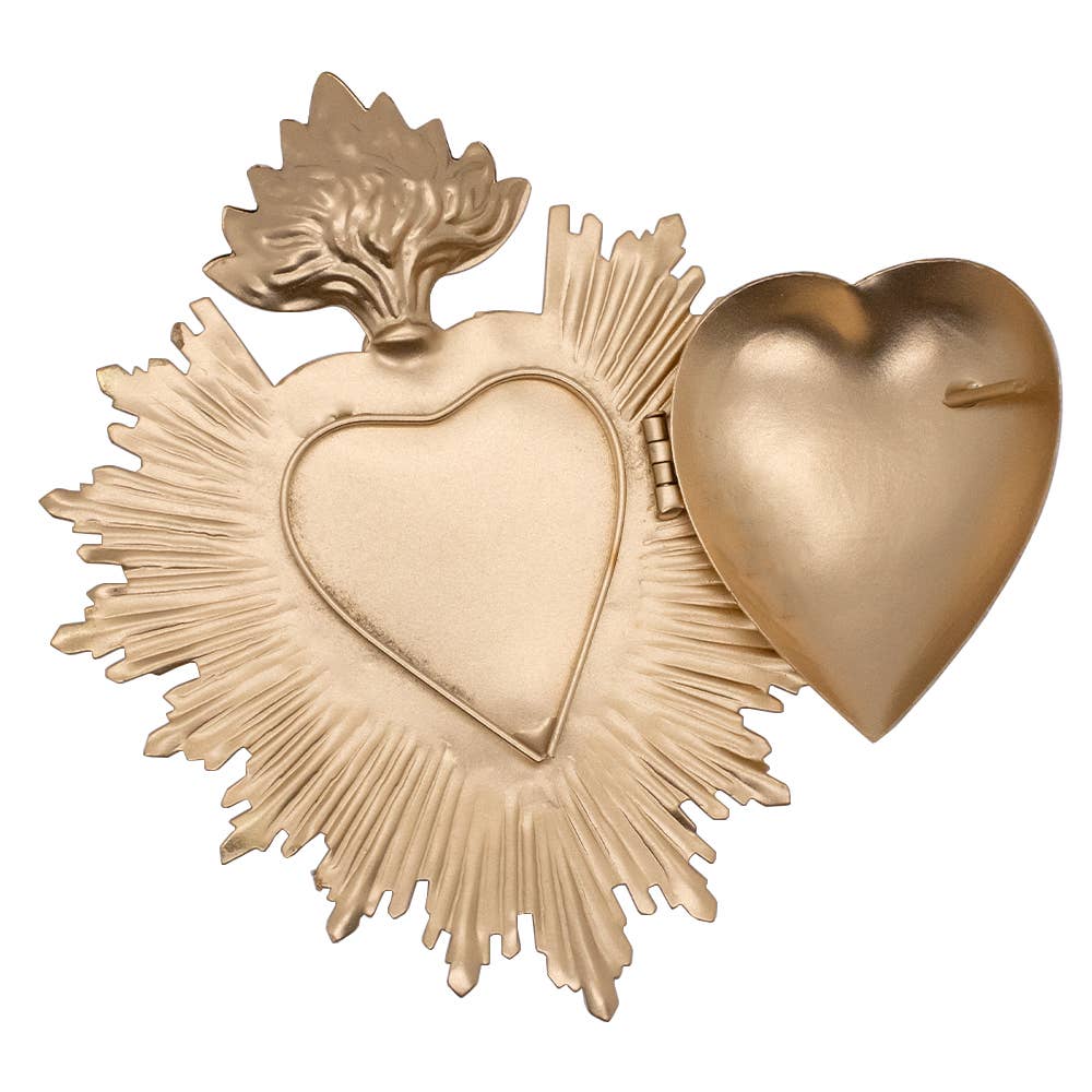 Milagro Heart - Gold-Tone Finish