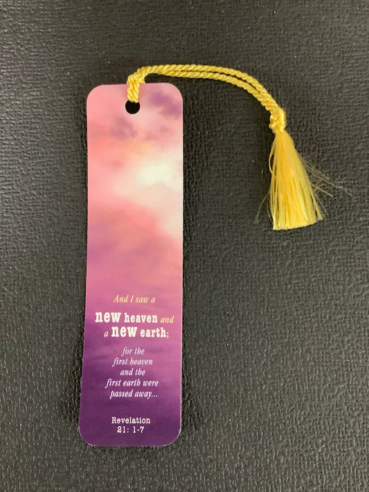 Revelation 21:1-7 Tassle Bookmark