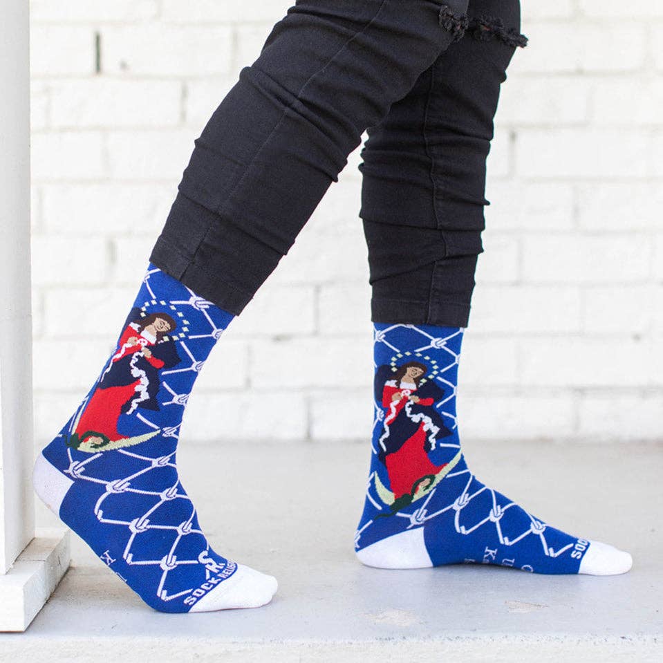 Our Lady Undoer of Knots Adult Socks