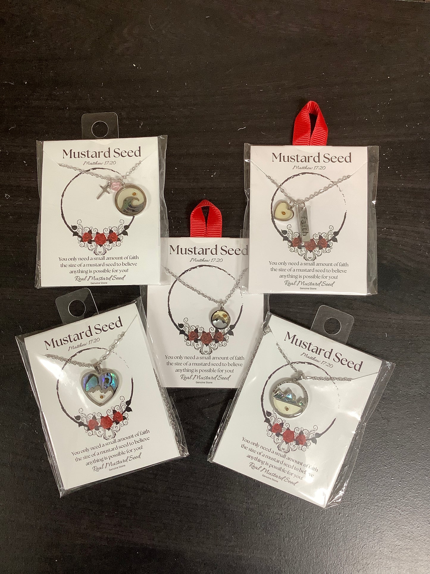 Miscellaneous Mustard Seed Necklaces