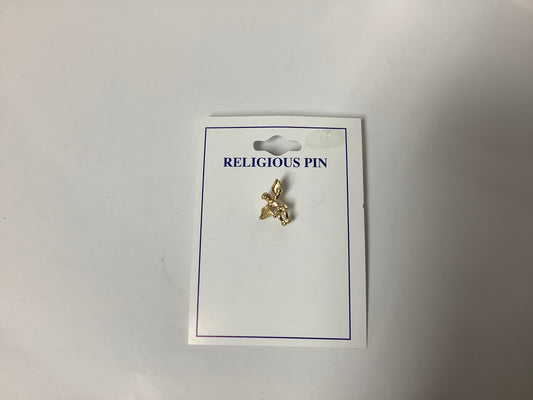 Religious Pin - Gold Angel