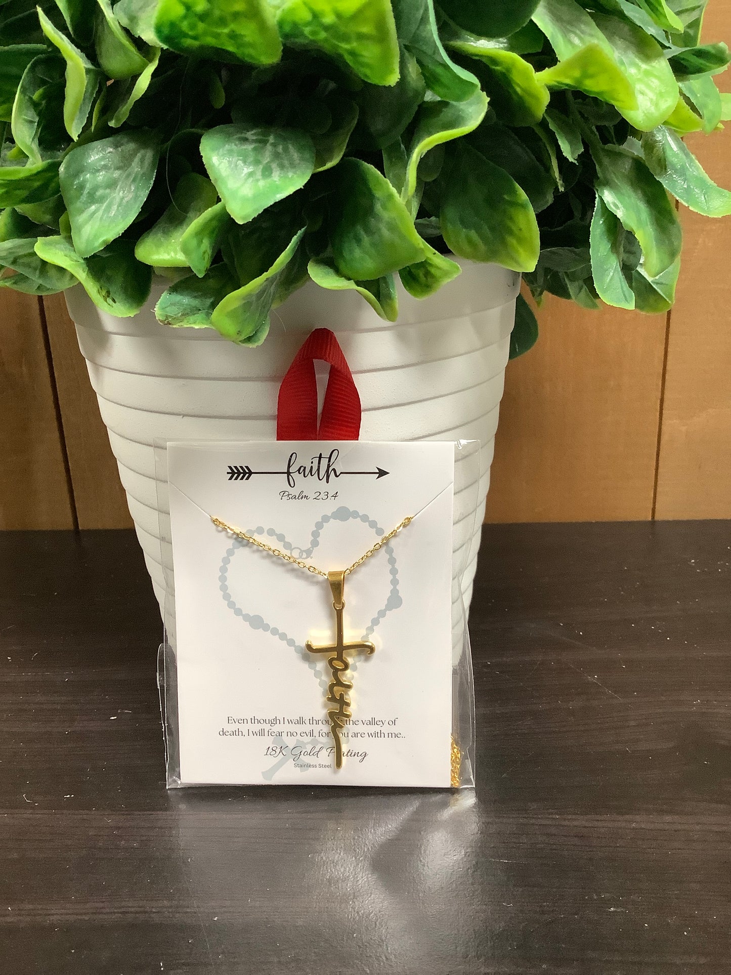 Faith Necklace - Gold